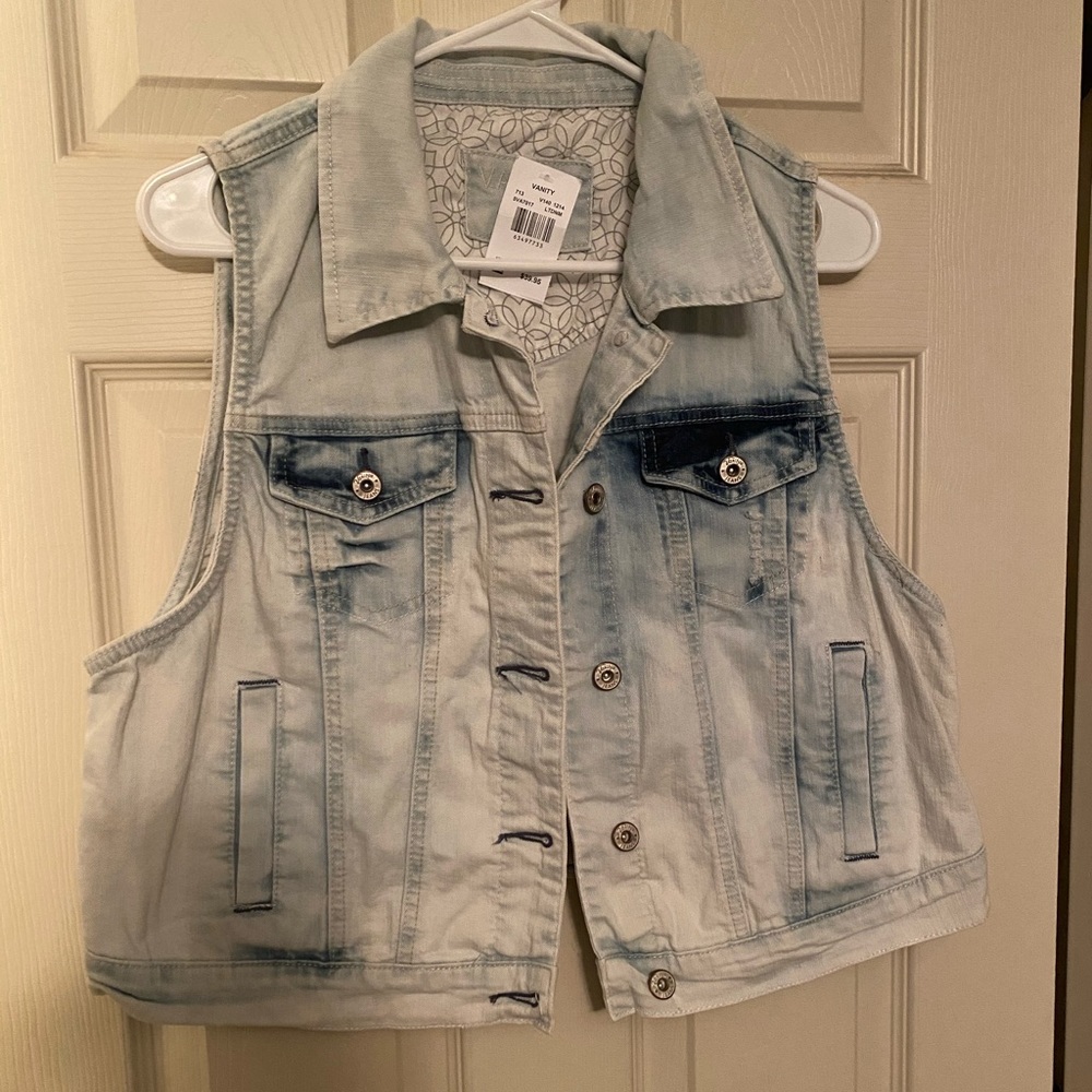 Vanity stonewashed Jean Vest